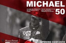 Ferrari: la mostra Michael 50 allunga la durata per numeri da record