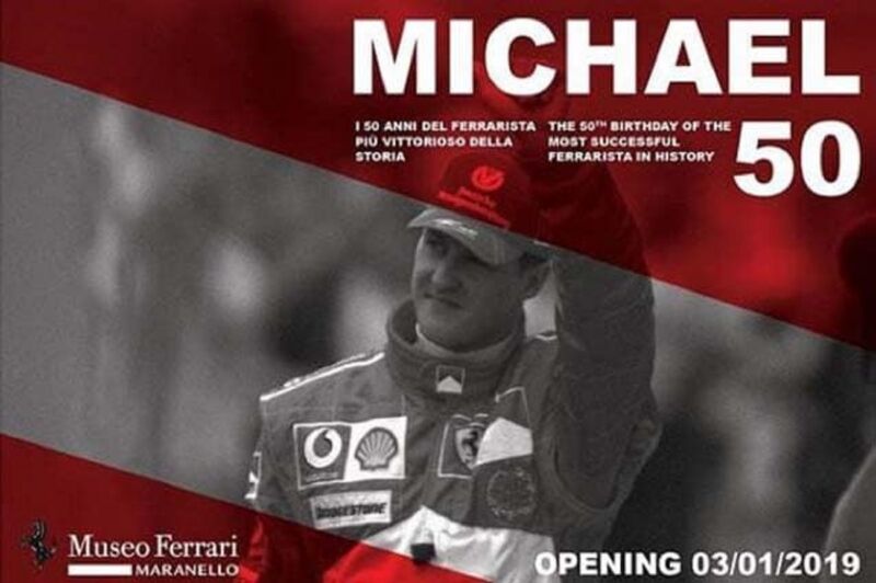 Ferrari: la mostra Michael 50 allunga la durata per numeri da record