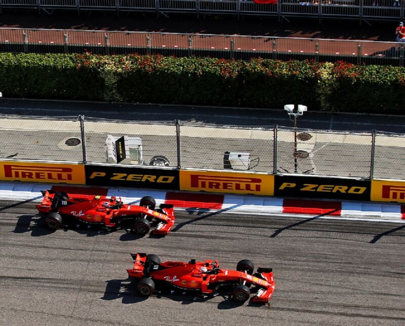 Leclerc e Vettel