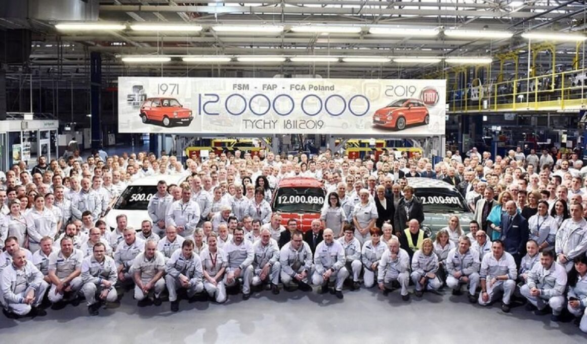 FCA: in Polonia raggiunto il traguardo di 12 milioni di auto prodotte
