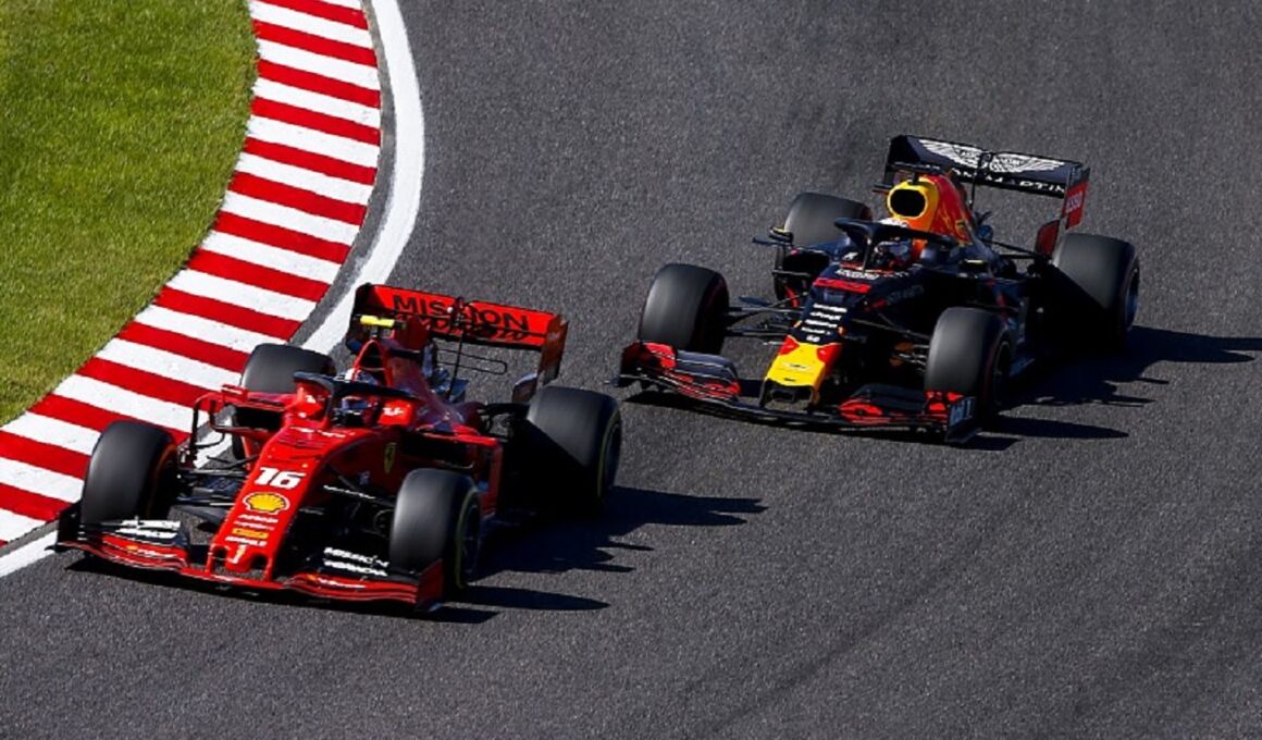 Leclerc e Verstappen