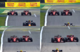 Vettel nega di aver sterzato verso Leclerc