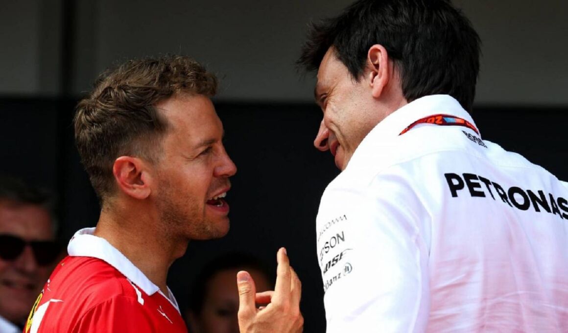 Vettel e Wolff