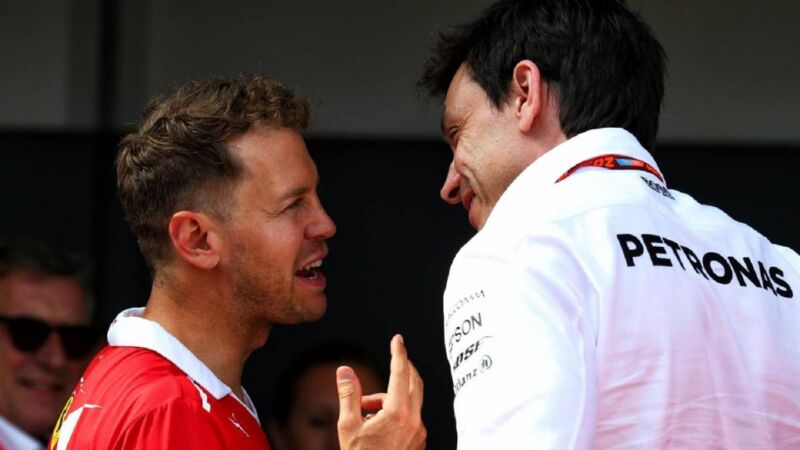 Vettel e Wolff