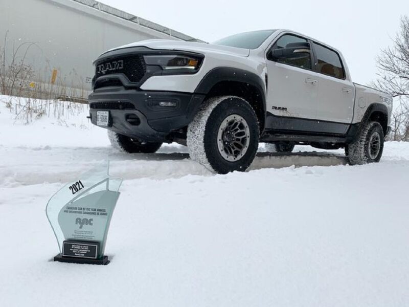 Ram 1500 eletto miglior pickup full-size 2021 dall'Automobile Journalists Association of Canada