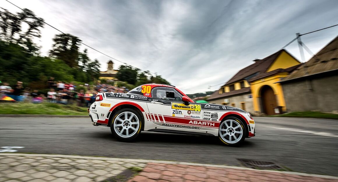Tris per l'Abarth 124 rally al Barum Czech Rally Zlín, round 4 del FIA ...