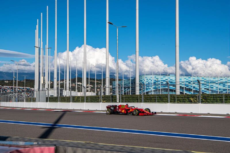 GP Russia 2021: il venerdì della Ferrari