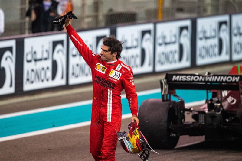 Carlos Sainz nel GP Abu Dhabi