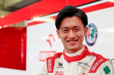 Guanyu Zhou in Alfa Romeo Racing